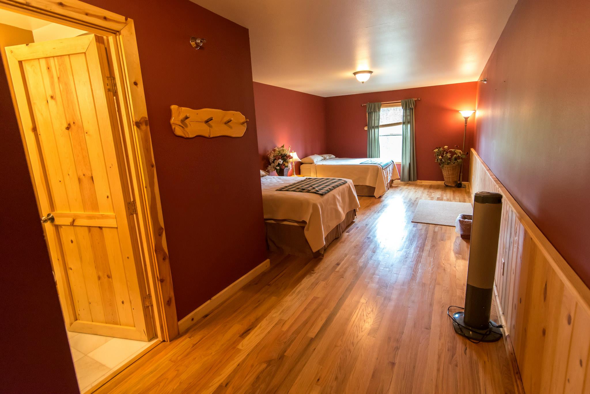 Spacious room with natural light